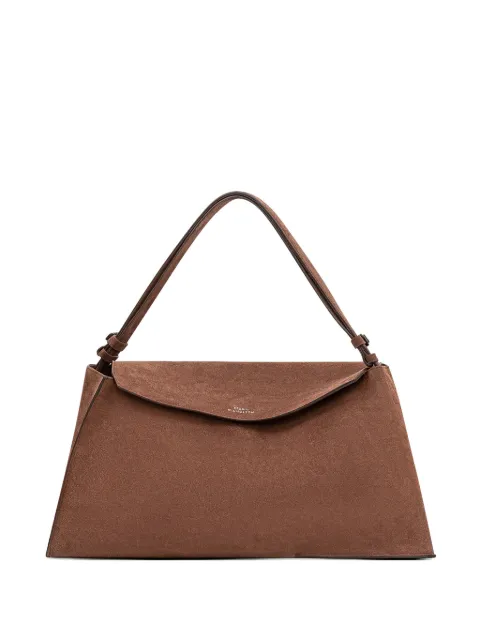 Studio Nicholson Shiboru suede shoulder bag Brown SHIBORU742