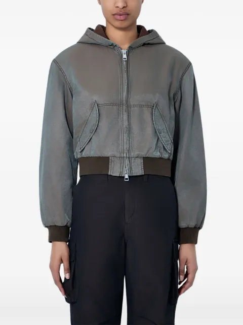 OUR LEGACY zip-up bomber jacket Green W2261CTS