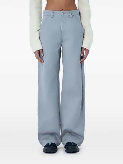 Rier wide-leg trousers Grey DNM36GBRGABARDINEFOGRUSTIC