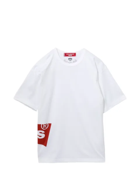 Junya Watanabe MAN x Levi's logo-print T-shirt Neutrals WQT910