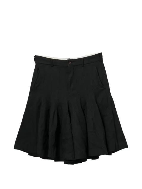 Comme des Garçons Homme Plus pleated shorts Black PQP037