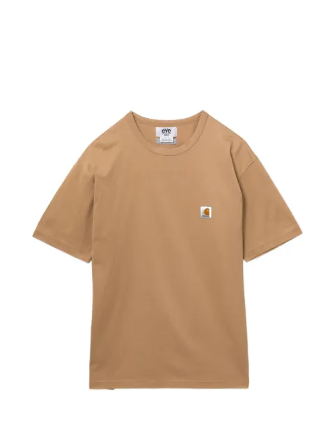 Junya Watanabe MAN x Carhartt logo-print cotton T-shirt Brown WQT908