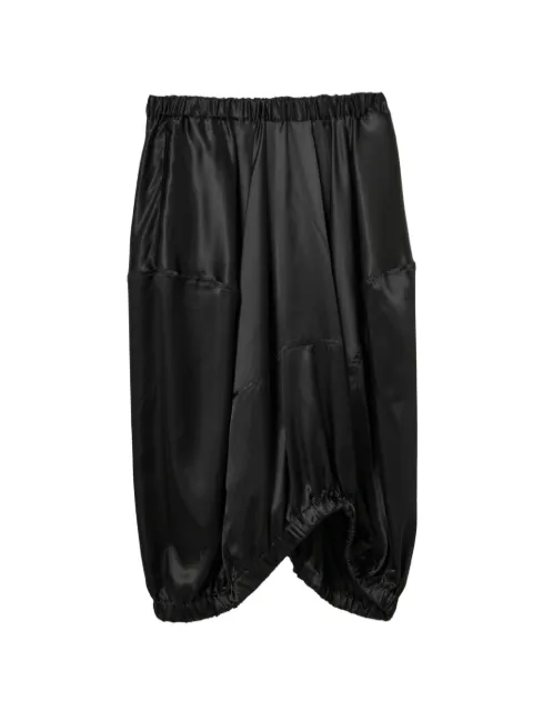 Black Comme Des Garçons asymmetric satin skirt Black CBKSK1QS004XQBKX00M