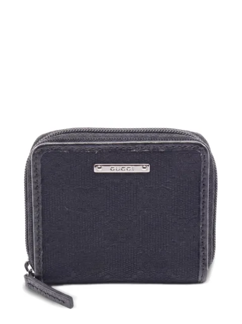 Gucci Pre-Owned 2010s GG-canvas coin wallet Black 1060932