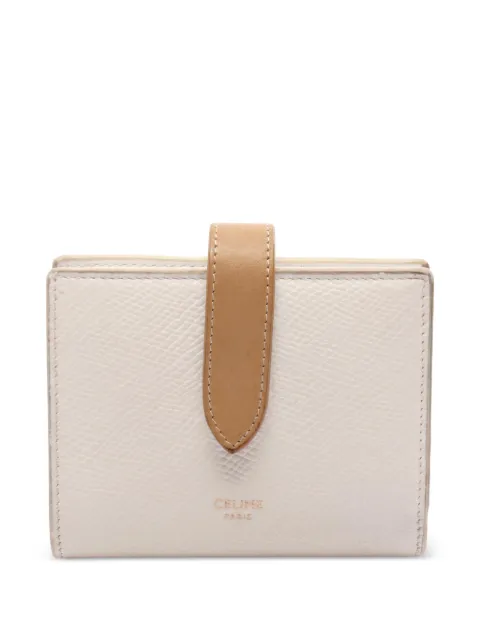 Celine Pre-Owned leather bi-fold wallet Neutrals 1055975