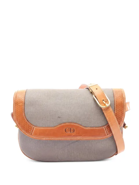 Christian Dior Pre-Owned 2000s CD logo shoulder bag Grey 1056093