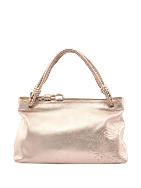 Loewe Pre-Owned 2000s Anagram handbag Gold 1055007