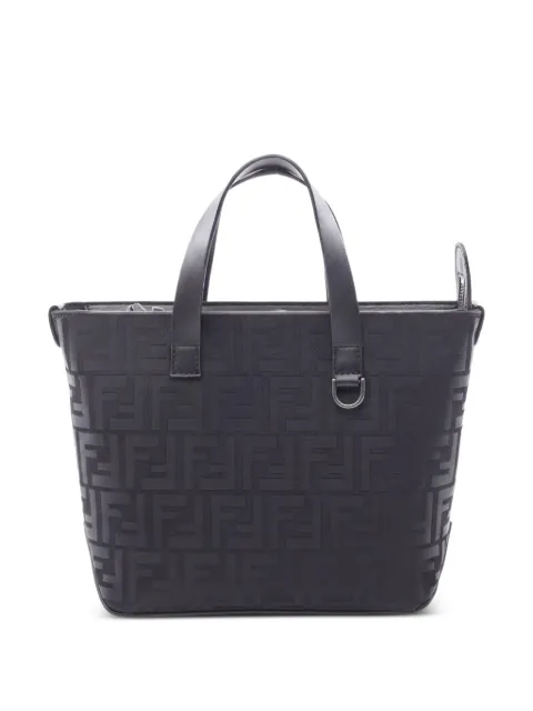 Fendi Pre-Owned 2020s FF logo tote bag Black 1060736