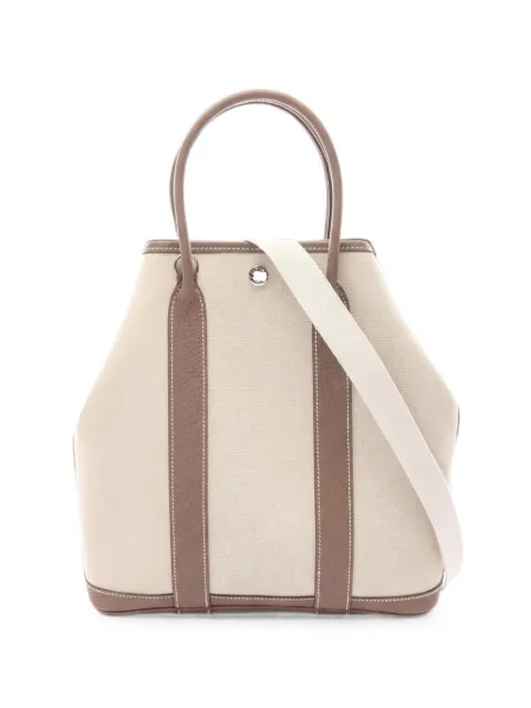 Hermès Pre-Owned 2021 Garden File tote bag Neutrals 1061280Z
