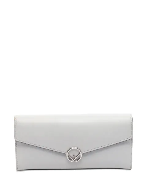 Fendi Pre-Owned 2000s F Is Continental wallet Grey 1056466
