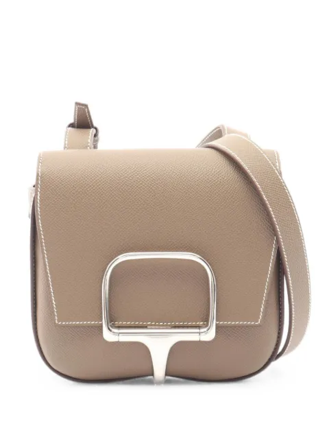 Hermès Pre-Owned 2022 mini Della Cavalleria crossbody bag Grey 1062203