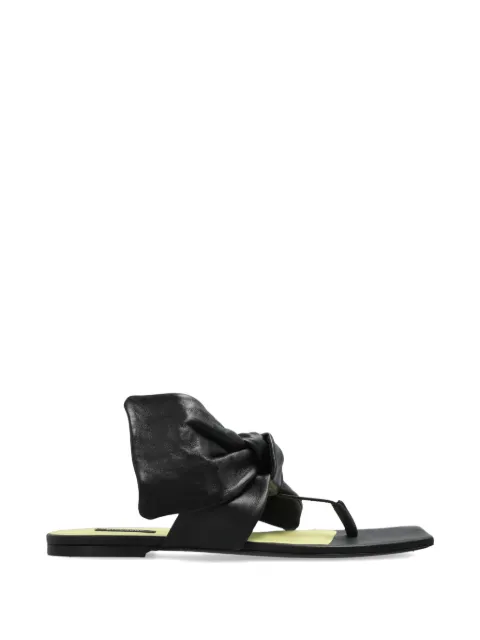 Givenchy Boudoir knotted leather sandals Black BE30B9E2H6