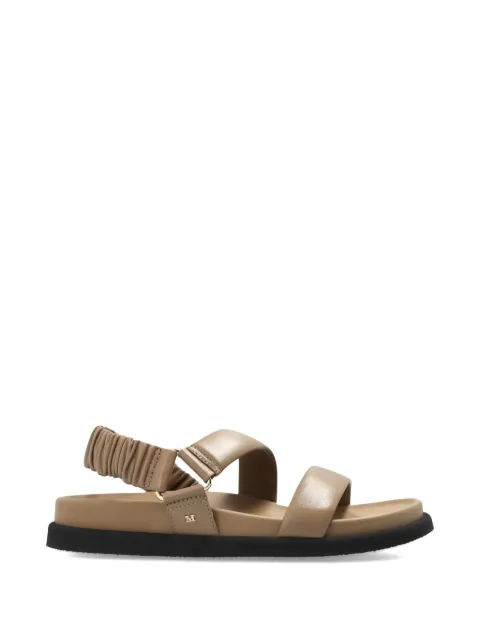 Max Mara leather slingback sandals Neutrals 2614521072600