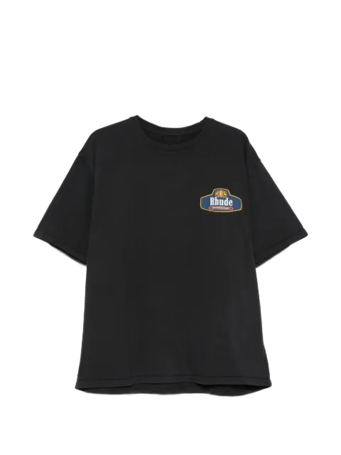 RHUDE logo-print T-shirt Black RHSS26TT04012