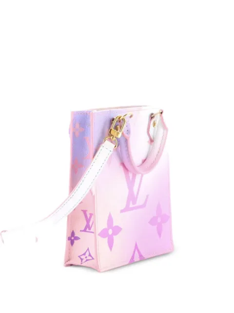 Louis Vuitton Pre-Owned Petit Sac Plat Bag Spring in the City Monogram Giant Canvas crossbody bag Multicolour 9C7GLJXQ4H8L4D0R