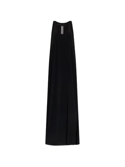 Rick Owens draped sleeveless maxi dress Black RO01F6599CC
