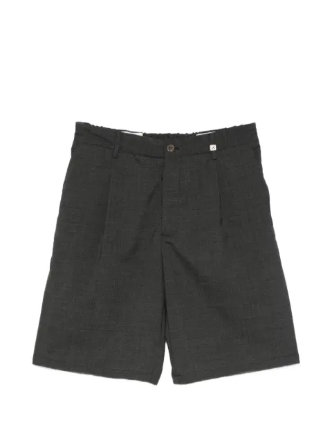 Myths pleated belt-loop shorts Grey 26M91B106