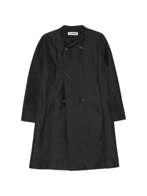 Jil Sander double-breasted notch-lapel coat Black J03SW0027J70221