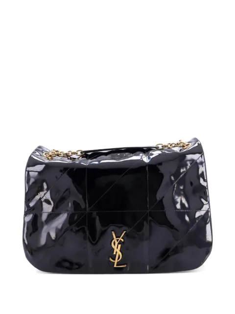 Saint Laurent Pre-Owned Jamie 4.3 Quilted Patent Large shoulder bag Black 9EBAVY5ZXFVG4VV9