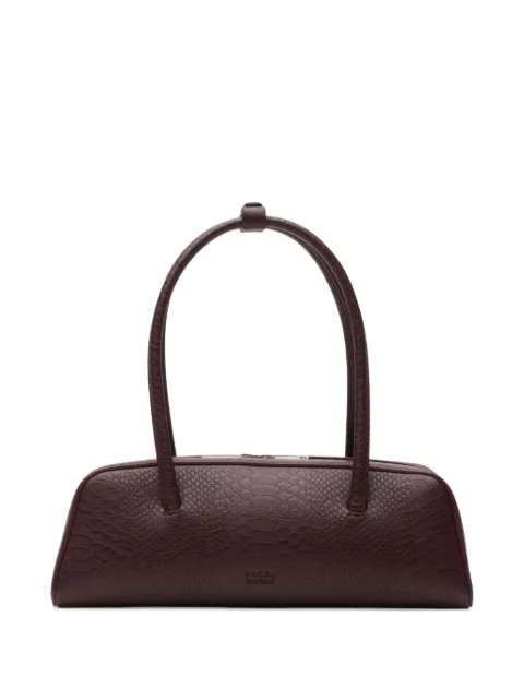 Freja NYC Mercer croc-effect shoulder bag Brown SS24MER