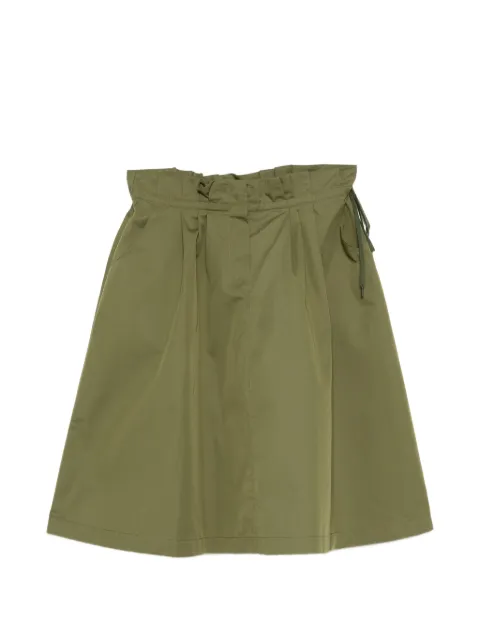 Dice Kayek cotton gathered midi skirt Green SS26J403