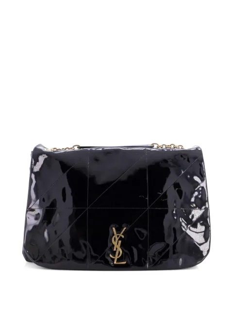 Saint Laurent Pre-Owned Jamie 4.3 Quilted Patent Large shoulder bag Black U3XSUKVAD0M8JZW8