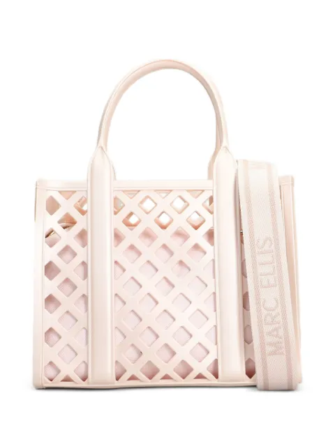 Marc Ellis Flat-Plot cut-out tote bag Pink FLATPLOT