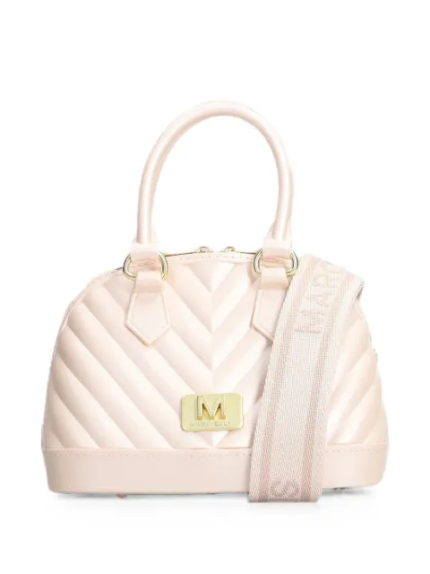 Marc Ellis S Flat Maya chevron-quilted mini bag Pink FLATMAYAS