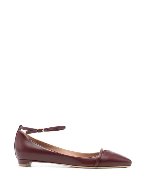 Malone Souliers Mary ankle-strap ballet flats Red MARY102