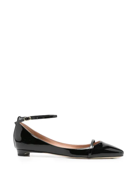 Malone Souliers Mary ankle-strap ballet flats Black MARY101