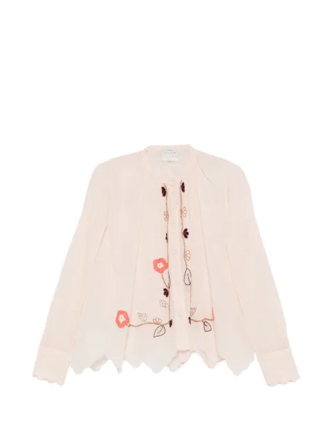 Forte Forte scalloped-hem shirt Neutrals 14851MYSHIRT