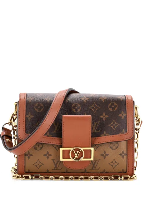 Louis Vuitton Pre-Owned Dauphine Reverse Monogram Canvas MM shoulder bag Brown BGA5KZ7ILR7IOLUA
