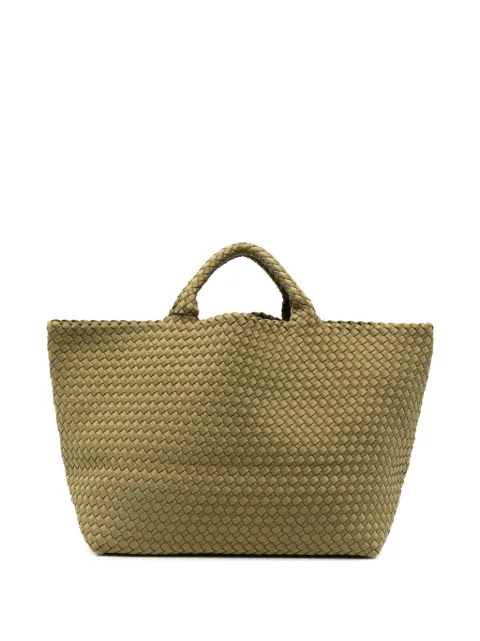 NAGHEDI large St Barths woven tote bag Green SN03014LD