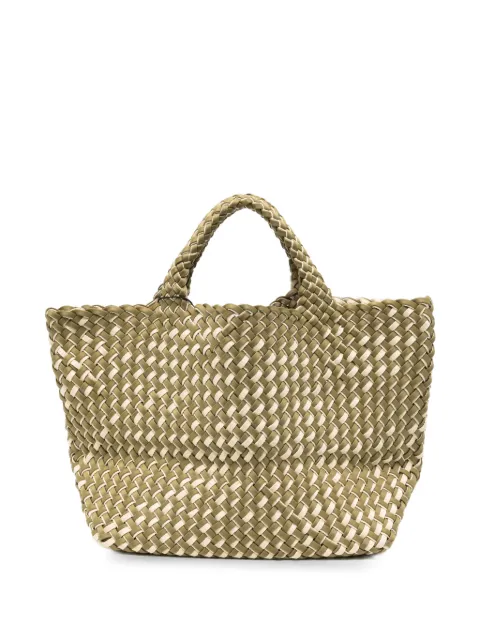 NAGHEDI medium St Barths double-weave tote bag Neutrals SN03013YG