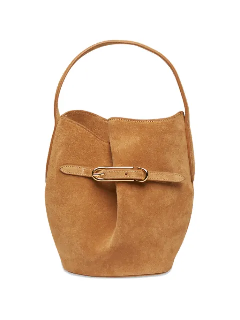 Liffner belted suede bucket bag Brown 263BA00210