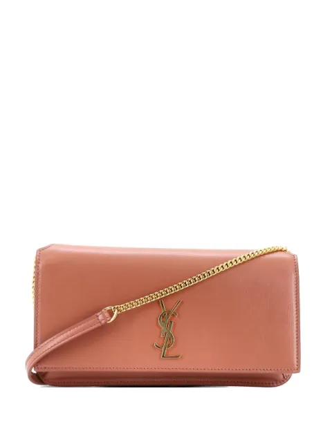 Saint Laurent Pre-Owned Classic Monogram Phone Holder Shoulder Bag Leather crossbody bag Neutrals J12XBK808EHDHO54