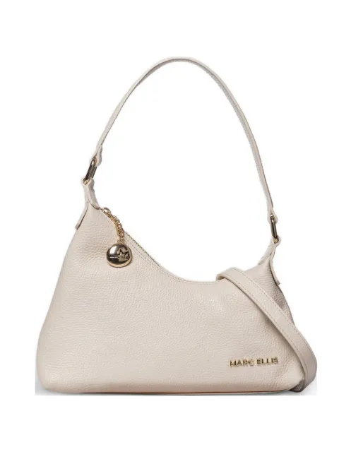 Marc Ellis small Wynn pebbled-effect shoulder bag Neutrals WYNNSDOLT