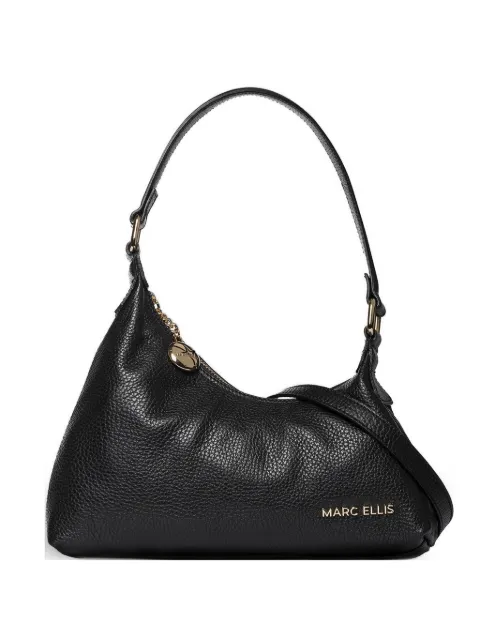 Marc Ellis medium Wynn pebbled shoulder bag Black WYNNMDOLT