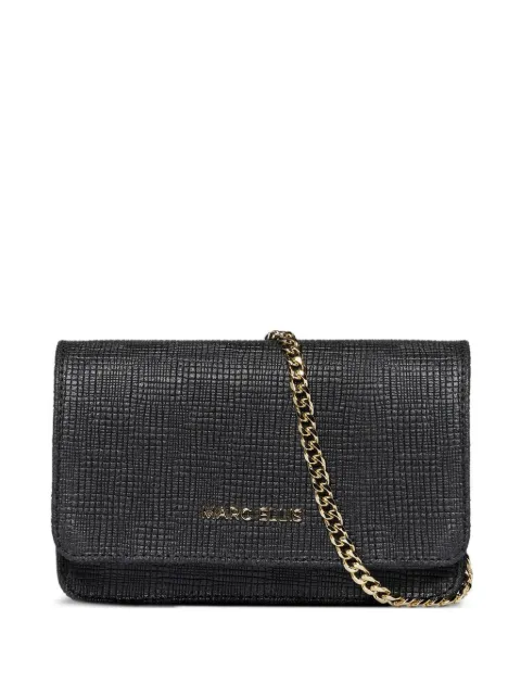 Marc Ellis Everly Rf textured clutch bag Black EVERLYRF