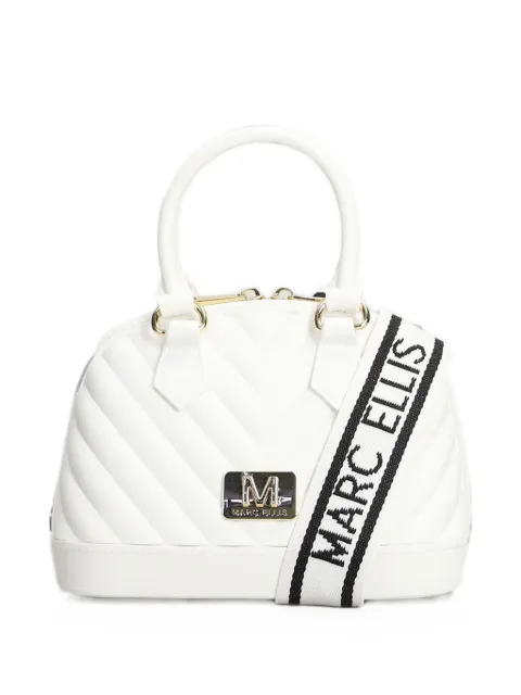Marc Ellis Flat Maya quilted shoulder bag White FLATMAYAS