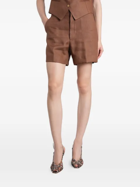Tagliatore B-elle tailored shorts Brown 340021U26E053