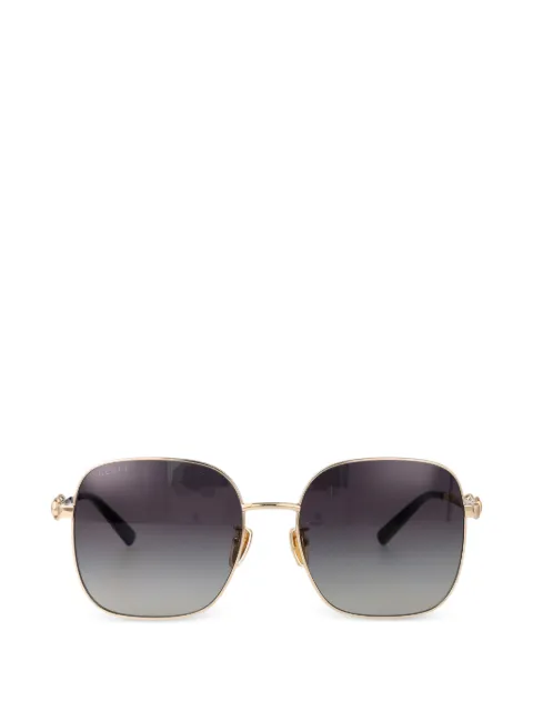 Gucci Eyewear Horsebit square-frame sunglasses Gold GG2053S