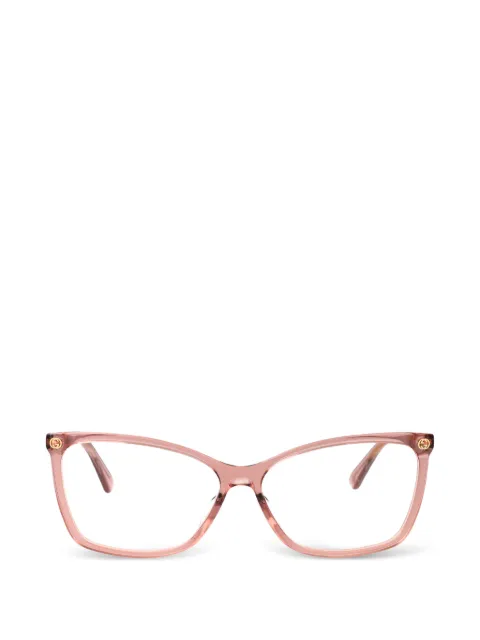 Gucci Eyewear cat-eye frame glasses Pink GG0025O