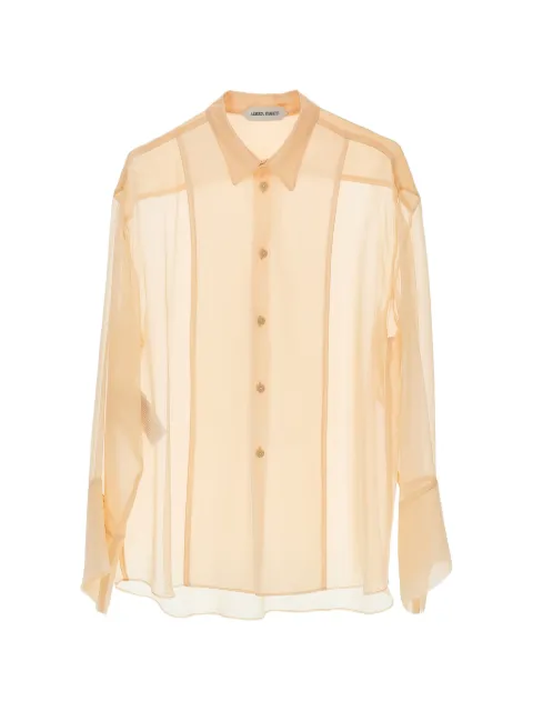 Alberta Ferretti semi-sheer shirt Neutrals 021401150016