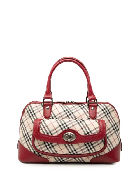 Burberry Pre-Owned 2000-2017 Nova Check Canvas handbag Red QN7NJTYB7HQNM8UZ