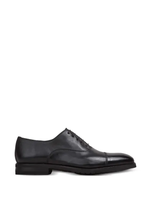 Bontoni Savoia leather shoes Black SAVOIASILKCALF