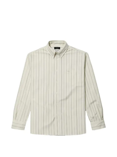 Willy Chavarria Veterano striped shirt Neutrals WCSHT0057