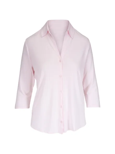 Majestic Filatures three-quarter sleeve shirt Pink M001FCH1001101
