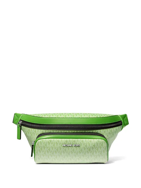 Michael Kors Cooper monogram belt bag Green 37R5LCOY9B