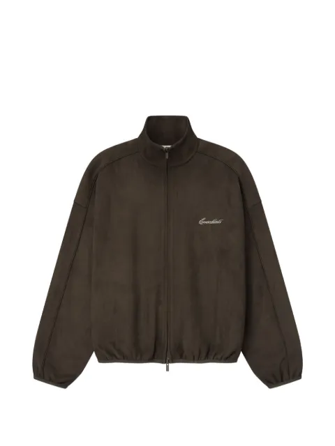 FEAR OF GOD ESSENTIALS Essentials logo-embroidered jacket Brown 192SP266942F